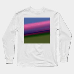 red blue green pink texture art Long Sleeve T-Shirt